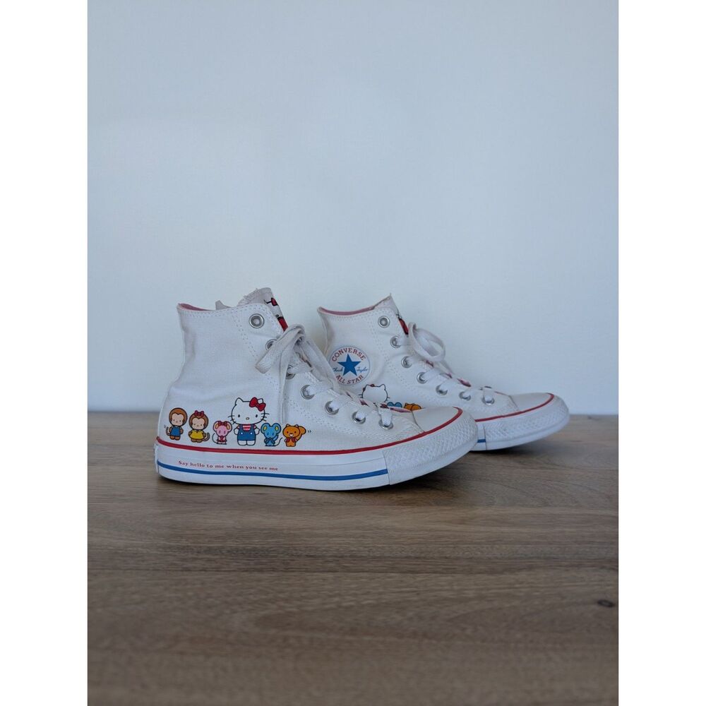 Converse x Hello Kitty Chuck Taylor All Star Hi – White (Size 7.5)